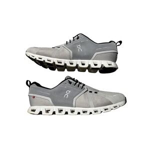 On Running Cloud 5 Waterproof Sneakers Glacier White Men's US 13 Slip On